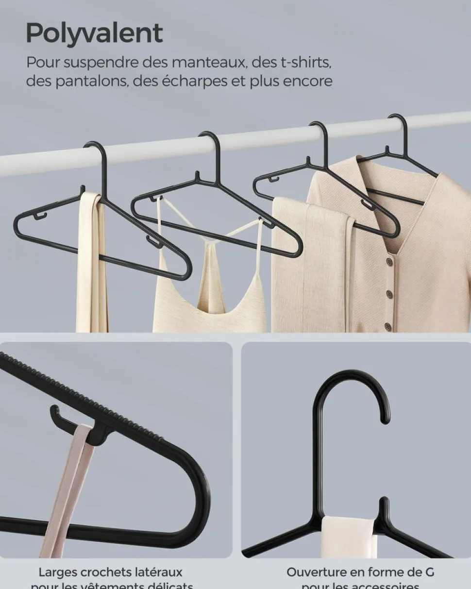 Clearance SONGMICS Étagère de rangement à 4 niveaux argent