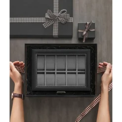 Hot SONGMICS Étagère de rangement 6 niveaux cadre en acier 30 x 80 x 186 cm marron blé et noir d'encre