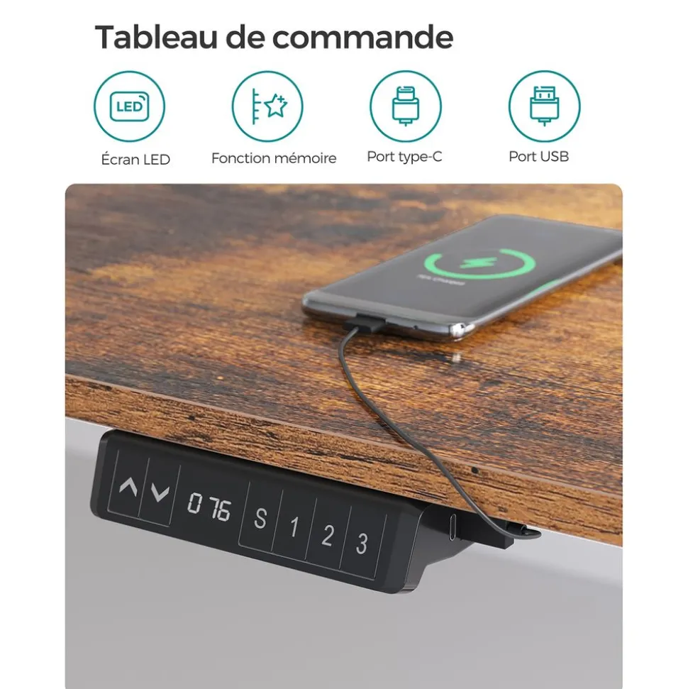 Hot SONGMICS Étagère de rangement pour enfants Gris Tourterelle