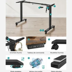 Hot SONGMICS Étagère de rangement pour enfants Gris Tourterelle