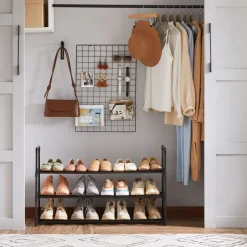 Sale SONGMICS Étagère empilable Noir