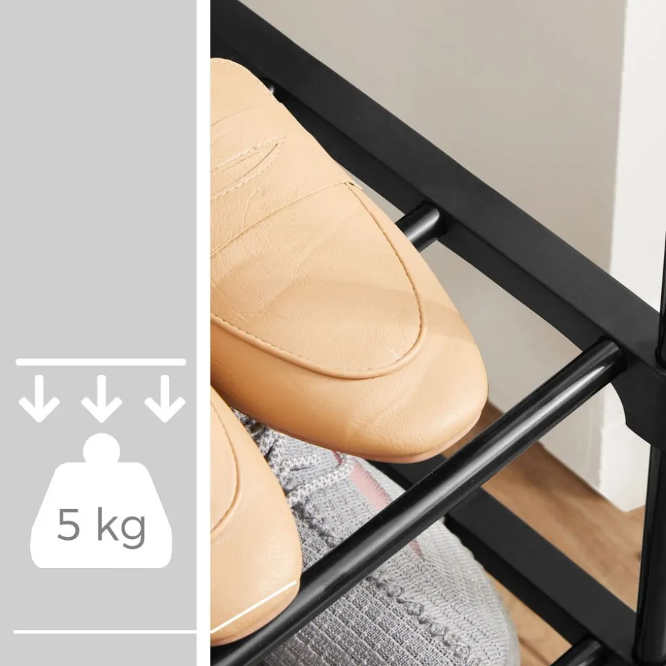 Sale SONGMICS Étagère empilable Noir