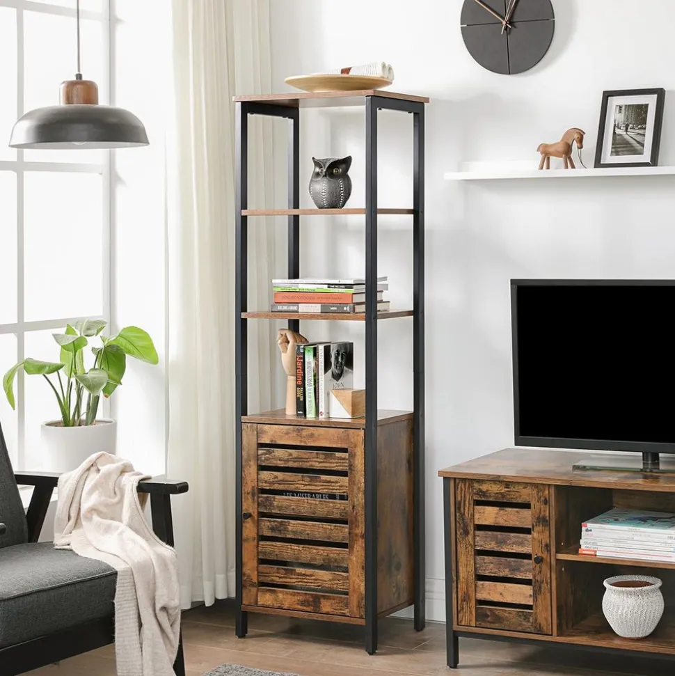 Best Sale SONGMICS Étagère industriel Marron Rustique