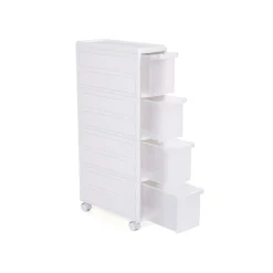 Flash Sale SONGMICS Étagère mobile 4 casiers Blanc