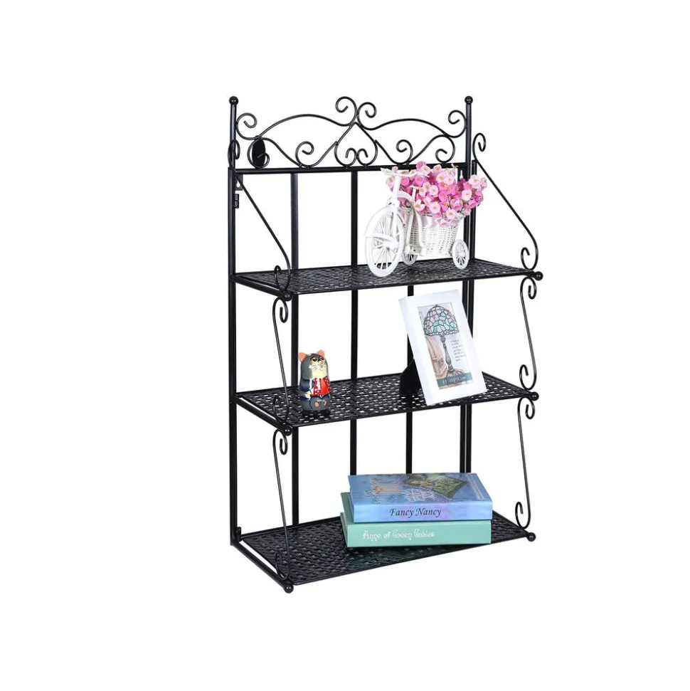 Cheap SONGMICS Étagère murale 3 niveaux Blanc