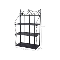 Cheap SONGMICS Étagère murale 3 niveaux Blanc