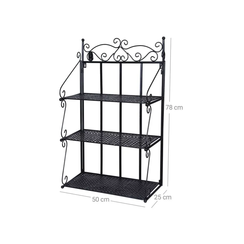 Cheap SONGMICS Étagère murale 3 niveaux Blanc