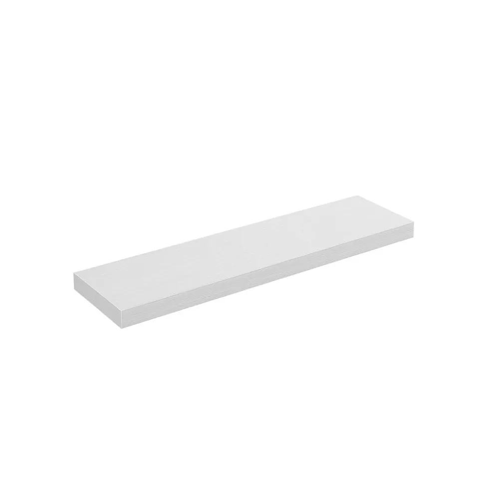 New SONGMICS Étagère murale 20 x 60 x 3,8 cm Blanc éRable