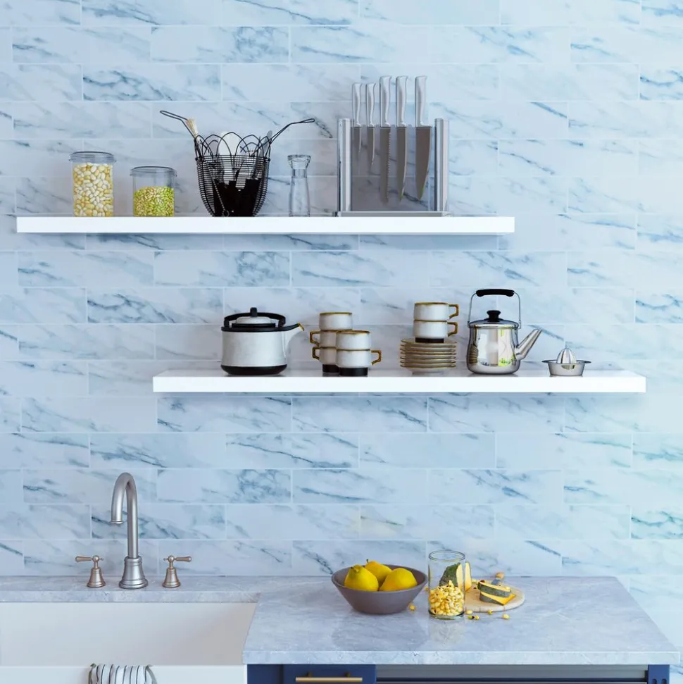 Cheap SONGMICS Étagère murale flottante Blanc