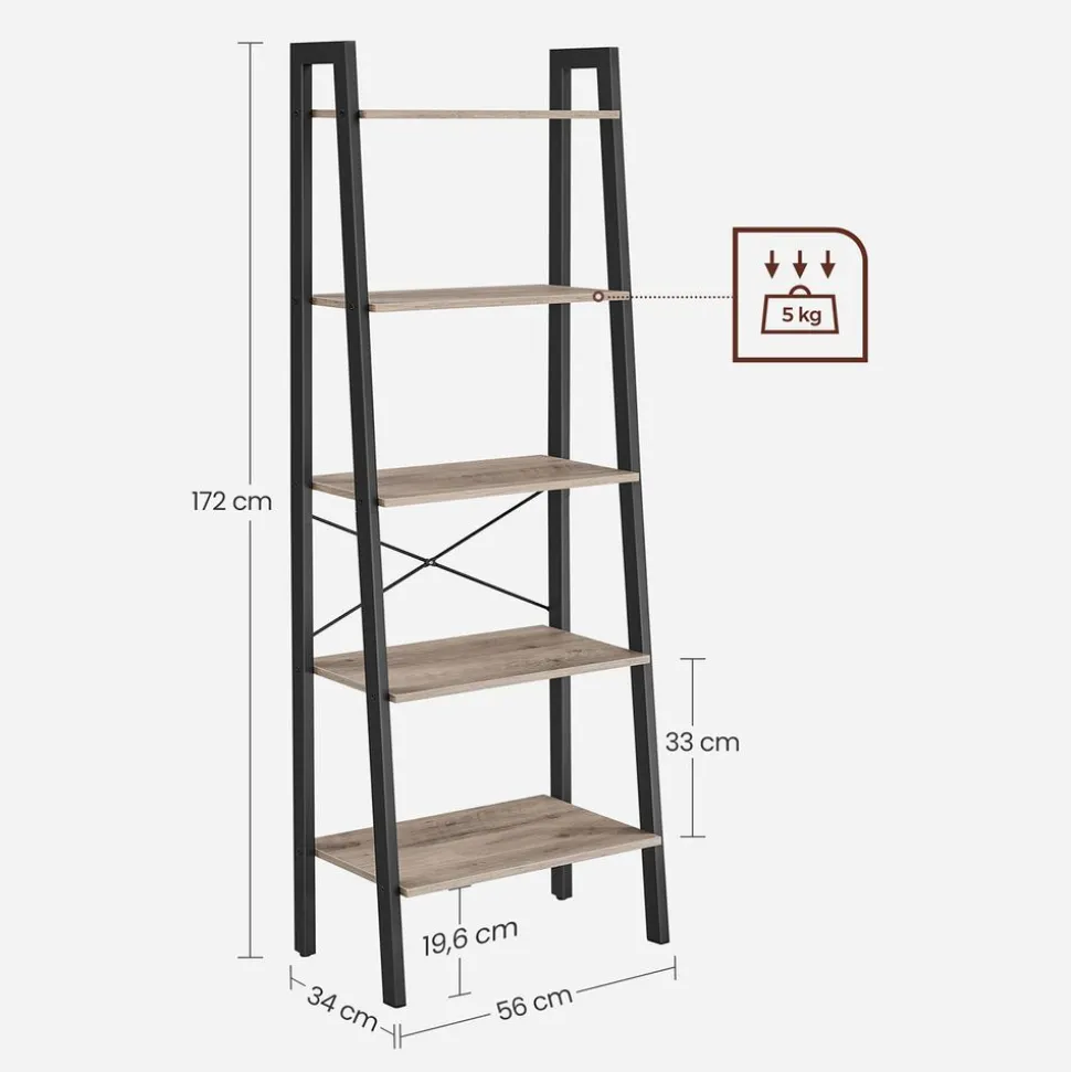 Cheap SONGMICS Étagère murale hexagonale noir