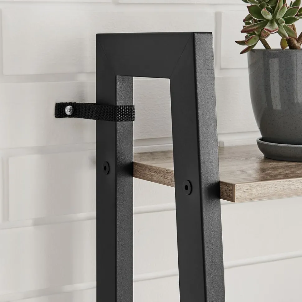 Cheap SONGMICS Étagère murale hexagonale noir