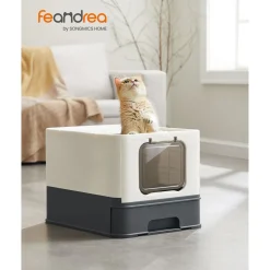 Sale SONGMICS Étagère murale pour chat avec tapis en tissu Marron Avoine + Marron Café