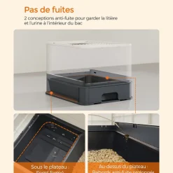 Sale SONGMICS Étagère murale pour chat avec tapis en tissu Marron Avoine + Marron Café