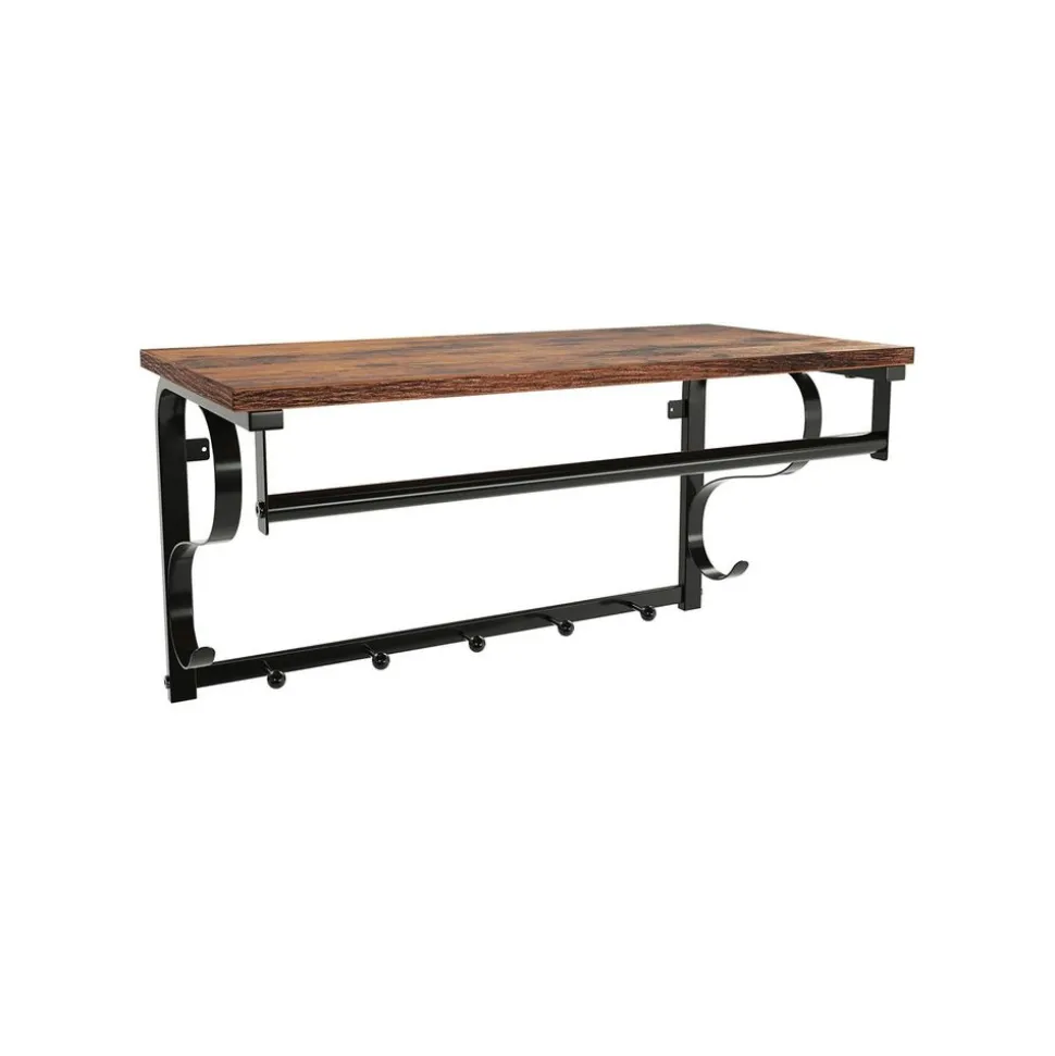 Sale SONGMICS Étagère portemanteau murale