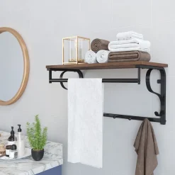 Sale SONGMICS Étagère portemanteau murale