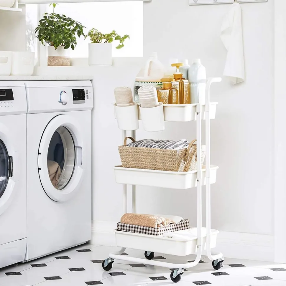 Shop SONGMICS Étagère rangement 3 niveaux noir