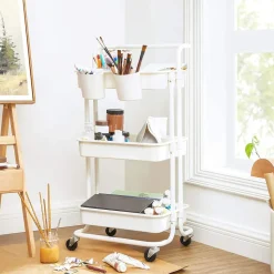 Shop SONGMICS Étagère rangement 3 niveaux noir