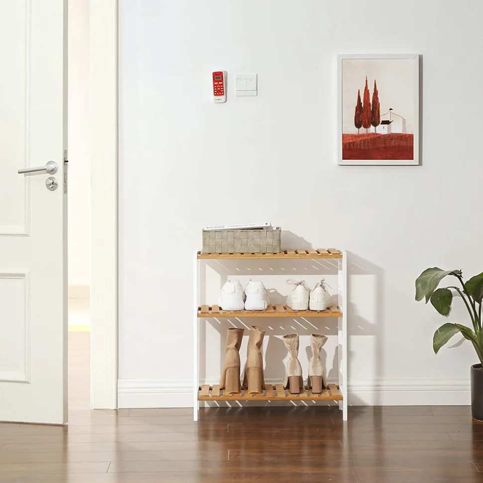 Online SONGMICS Étagère rangement bambou