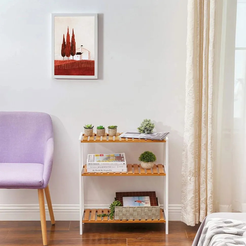 Online SONGMICS Étagère rangement bambou