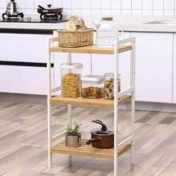 Discount SONGMICS Étagère rangement bambou