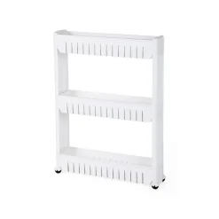 Best SONGMICS Étagère rangement fine 3 niveaux Blanc