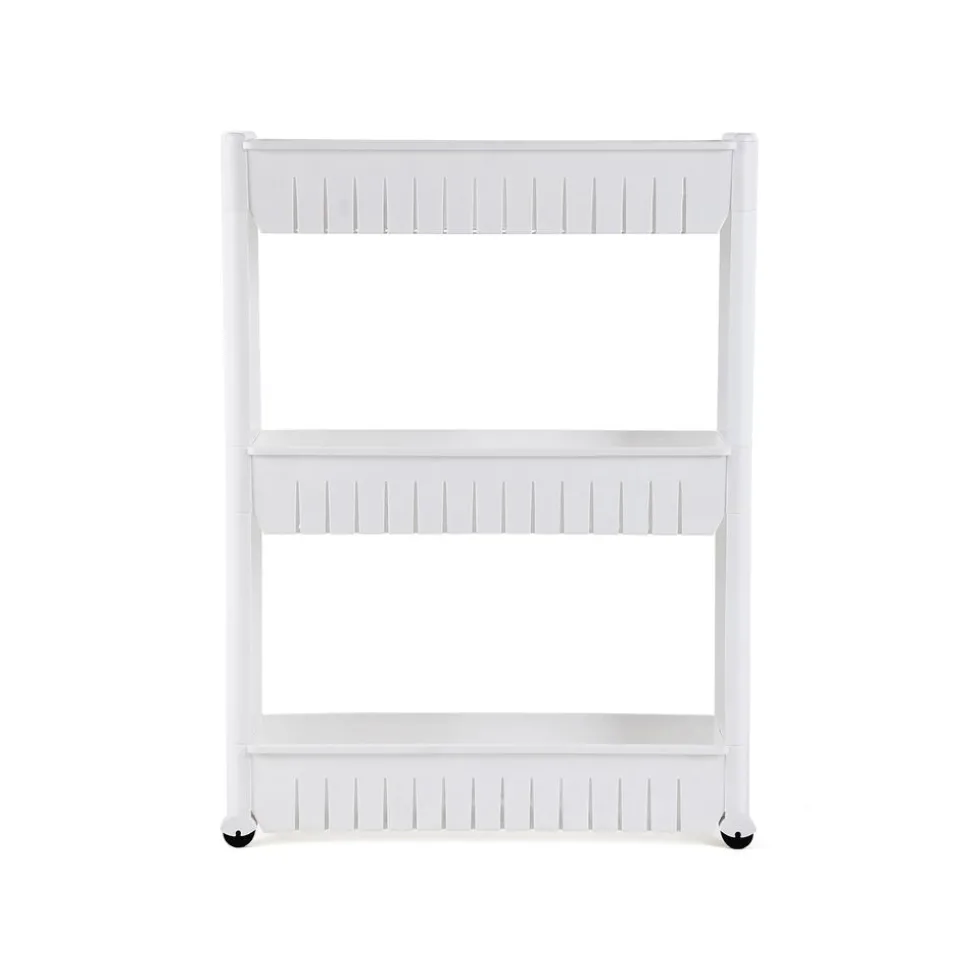 Best SONGMICS Étagère rangement fine 3 niveaux Blanc