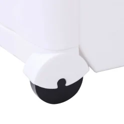 Best SONGMICS Étagère rangement fine 3 niveaux Blanc