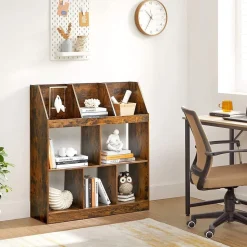 Clearance SONGMICS Étagère rangement rustique Marron Rustique