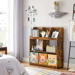 Clearance SONGMICS Étagère rangement rustique Marron Rustique