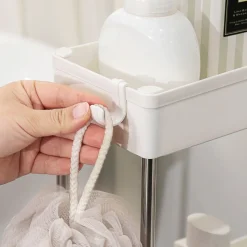 Sale SONGMICS Étagère roulettes 3 niveaux blanc