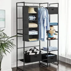 Best SONGMICS Étagère suspendue Gris