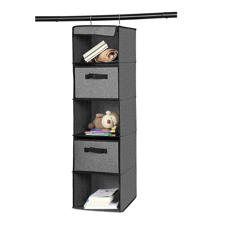 Sale SONGMICS Étagère suspendue Gris