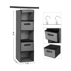 Sale SONGMICS Étagère suspendue Gris