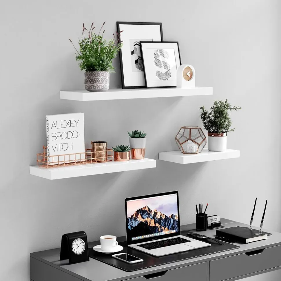 Flash Sale SONGMICS Étagère tablette murale longue