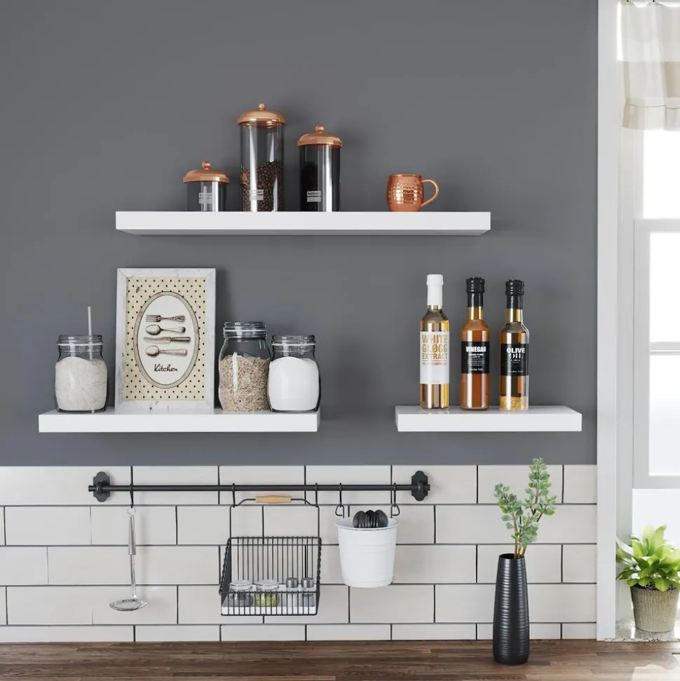 Flash Sale SONGMICS Étagère tablette murale longue