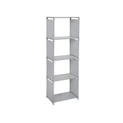 Cheap SONGMICS Étagère tissu 4 niveaux Gris