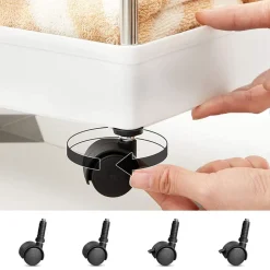 Flash Sale SONGMICS Étagère étroite blanc