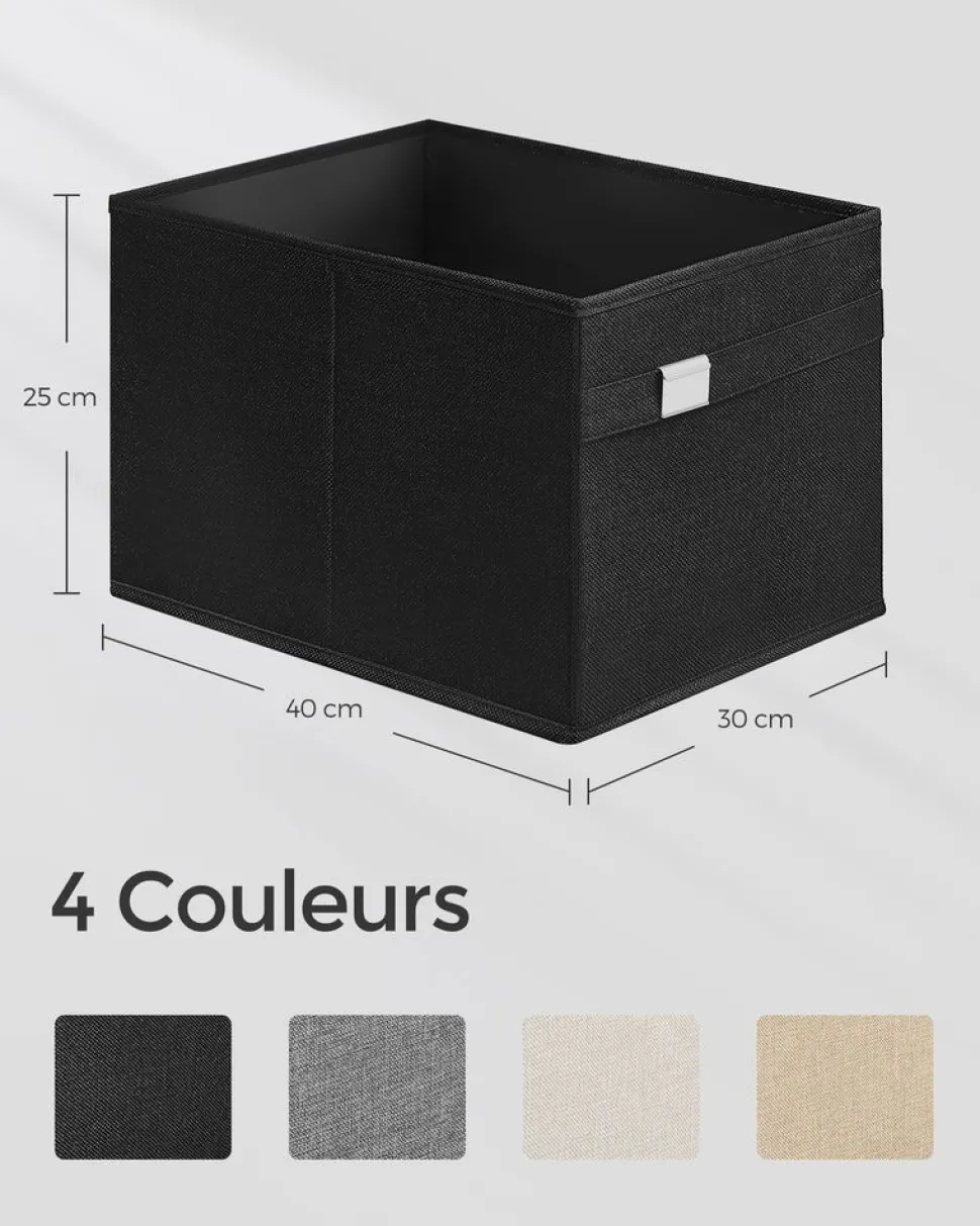 Shop SONGMICS Étagère WC 2 portes Noir