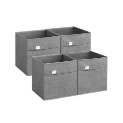 Shop SONGMICS Étagère WC 2 portes Noir