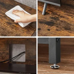 Shop SONGMICS Étagère WC blanc