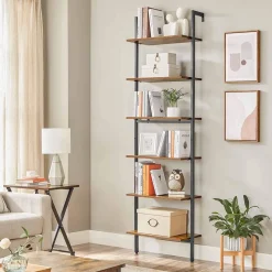 Hot SONGMICS Étagère WC façon grange Brun Vintage Noir