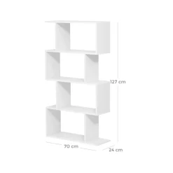 Outlet SONGMICS Étagères 4 casiers en S