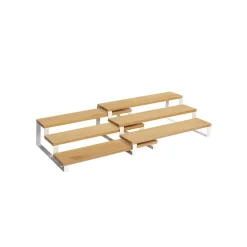 Discount SONGMICS Étagères à épices Boisé et Blanc