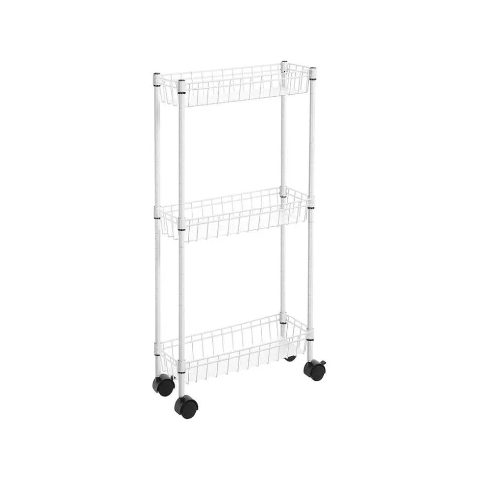 Clearance SONGMICS Étagères fine 3 niveaux noir