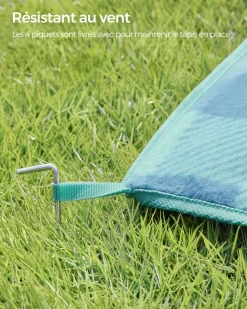 Flash Sale SONGMICS Tapis de plage Blanc