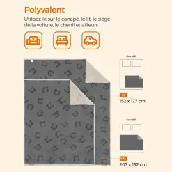 Sale SONGMICS Tapis éducateur 203,2 x 152,4 cm