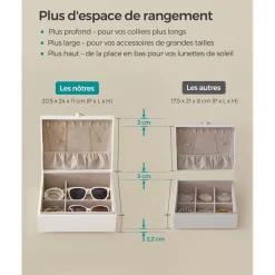 Hot SONGMICS Tapis pique-nique gris Blanc