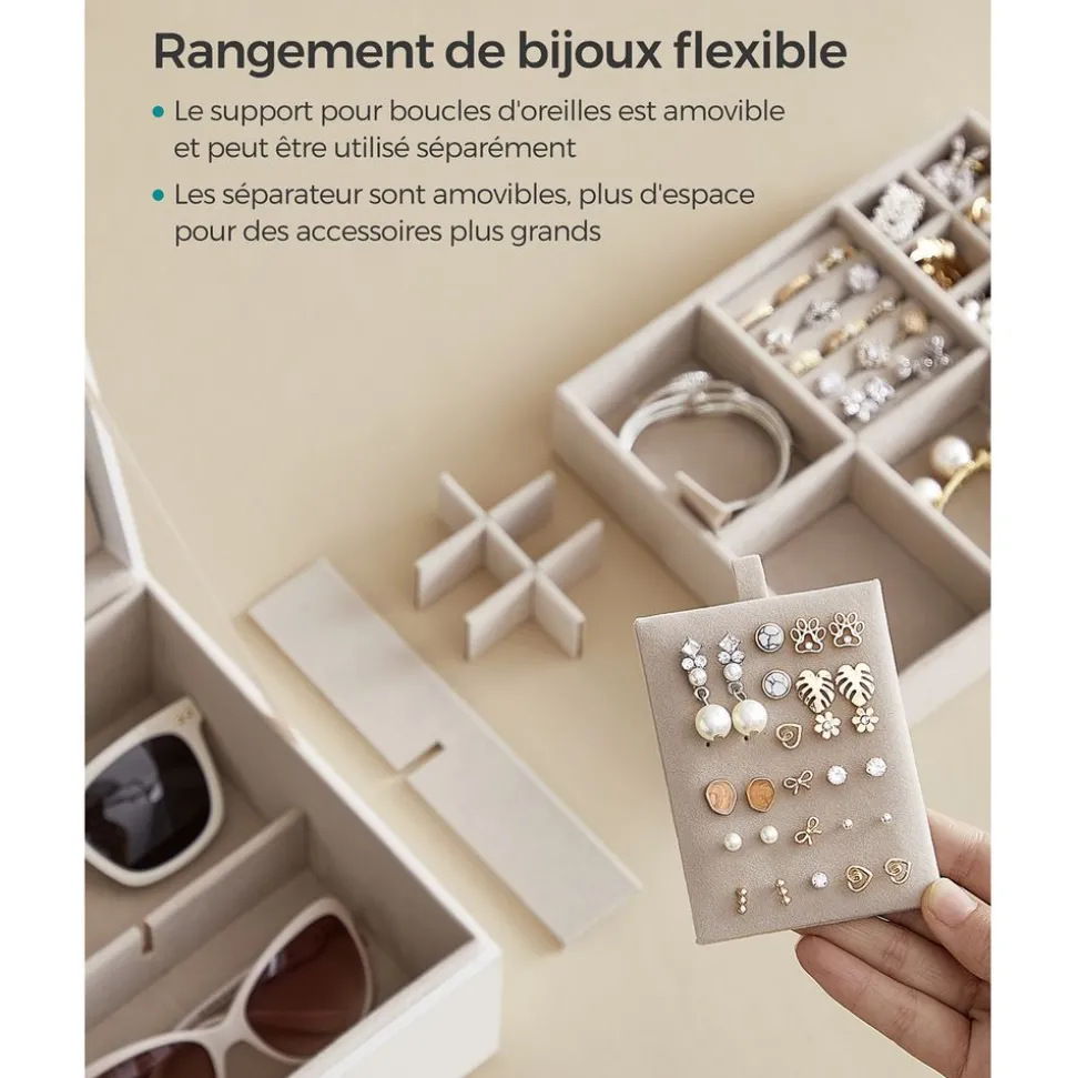 Hot SONGMICS Tapis pique-nique gris Blanc