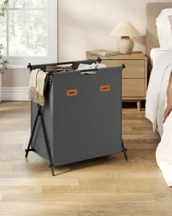 Outlet SONGMICS Étendoir à linge avec étagère blanc nuage