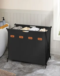 Outlet SONGMICS Étendoir à linge avec étagère blanc nuage